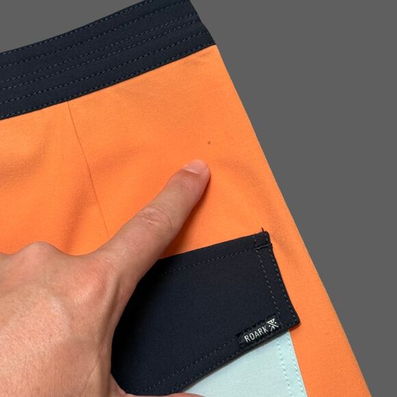 Roark Chiller 17" Mixtape RB454 Orange Size 31 NWT $69 MSRP 17" - Picture 8 of 8